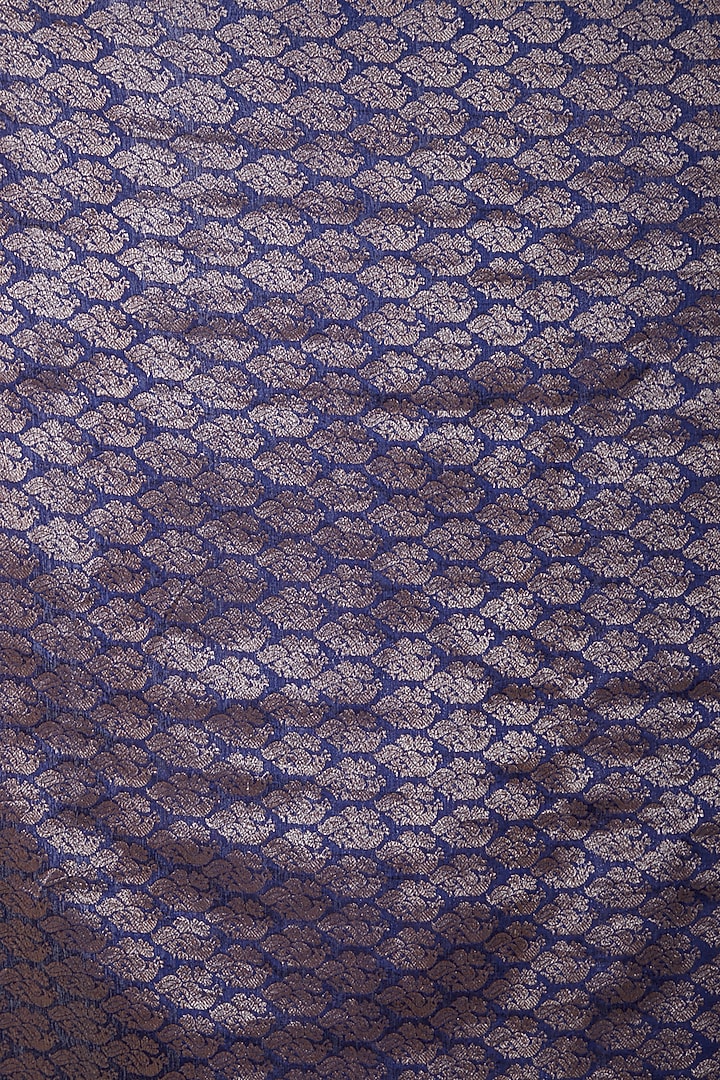 Grey Zari Woven Festive Saree by Shanti Banaras at Pernia's Pop Up Shop