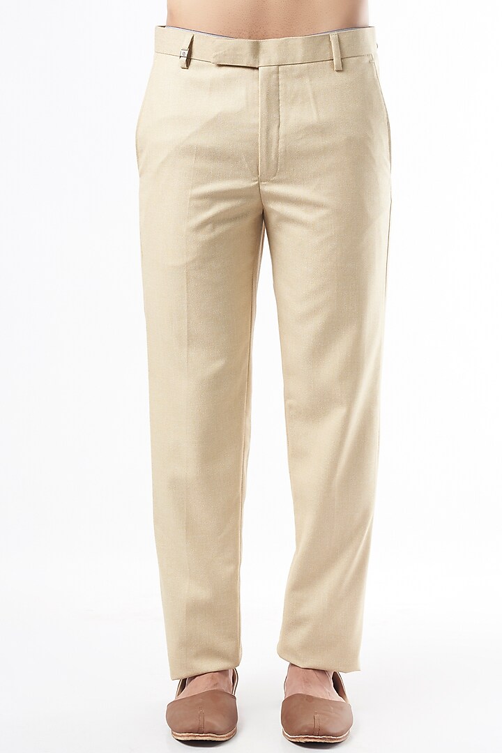 Beige Embroidered Jodhpuri Set by Soniya G Men at Pernia's Pop Up Shop