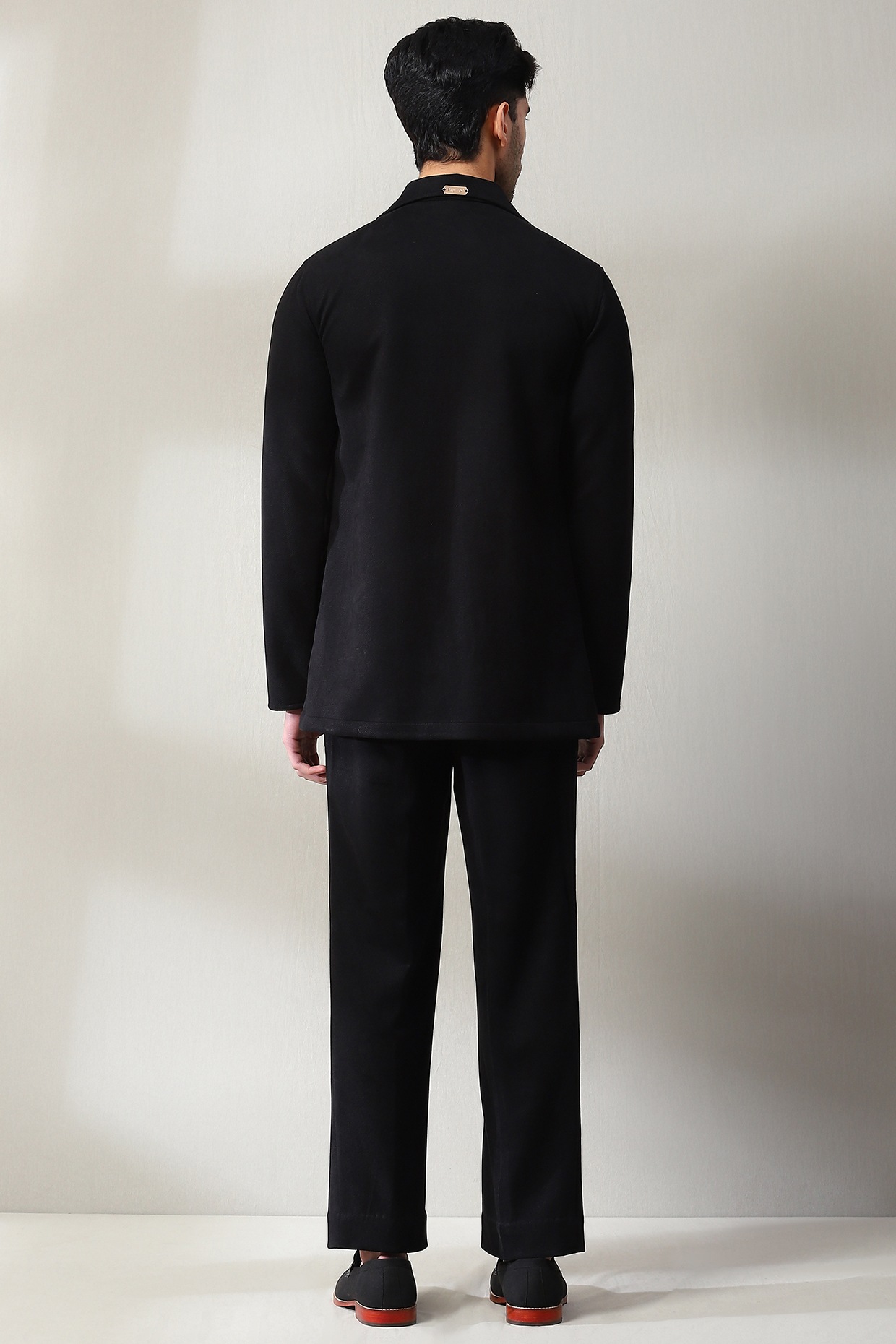 スーツ Vintage corduroy set up suit Black AO27 Generic Men's Vintage Business Casual Work Wear Black
