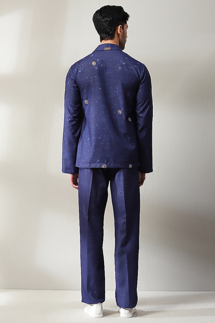 Violet Cotton Printed Co-Ord Set by Soniya G Men at Pernia's Pop Up Shop