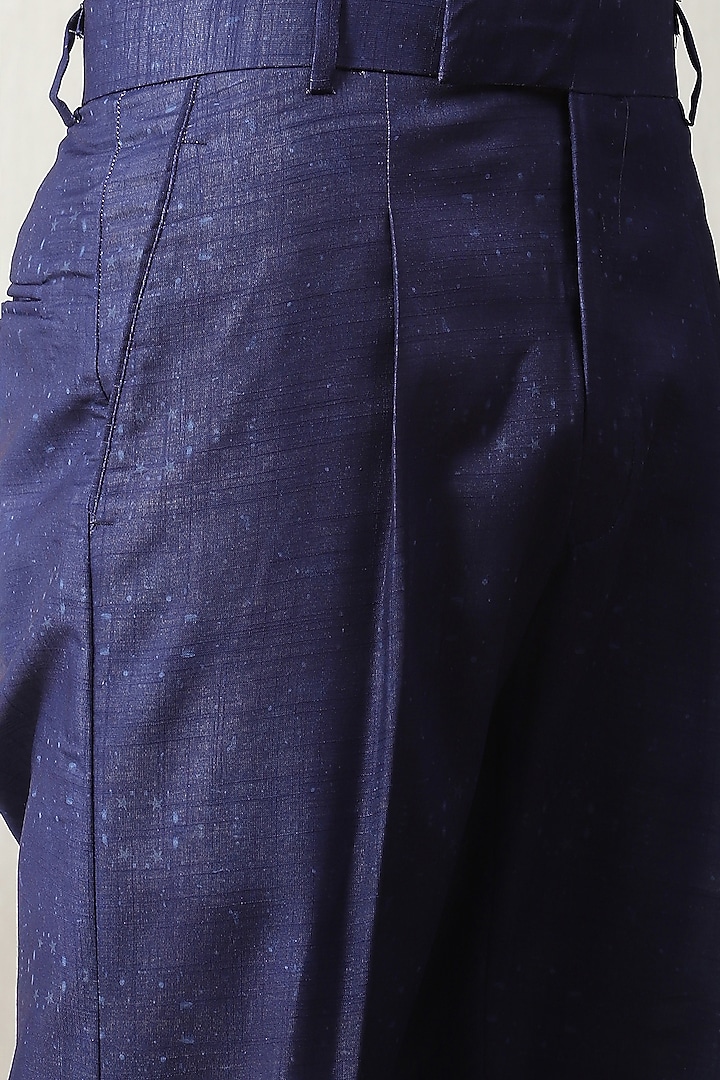 Violet Cotton Printed Co-Ord Set by Soniya G Men at Pernia's Pop Up Shop