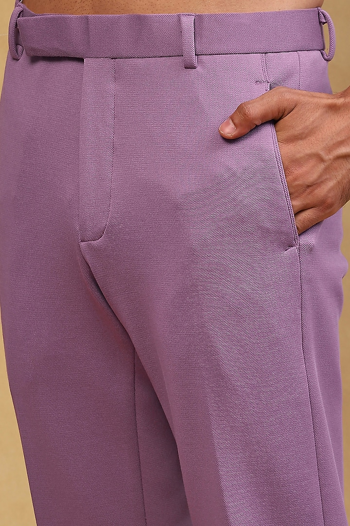 Lavender Viscose Lycra Co-Ord Set by Soniya G Men at Pernia's Pop Up Shop