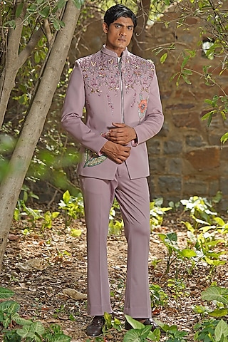 Buy Violet Jodhpuri For Engagement for men Online from Indian Designers 2026