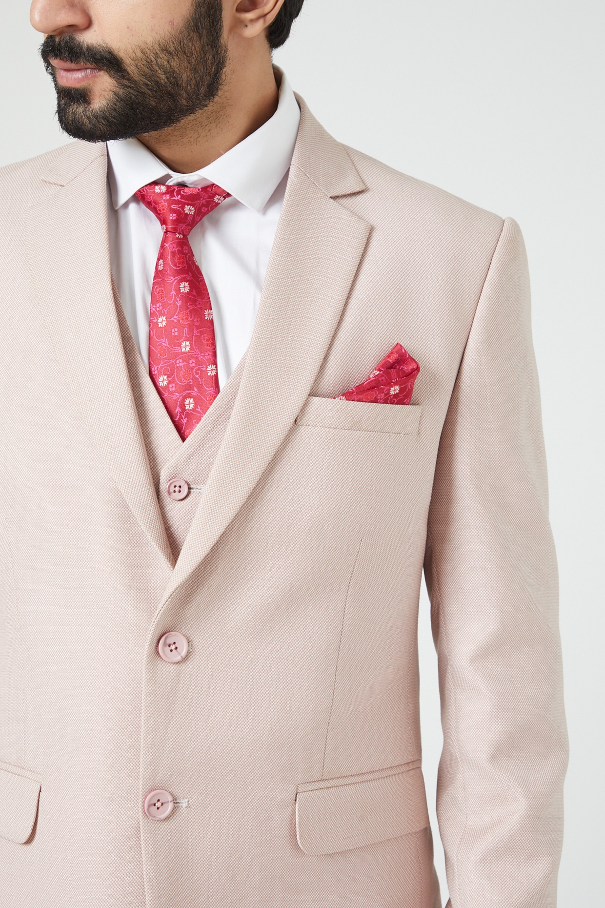 Salmon pink deals blazer mens