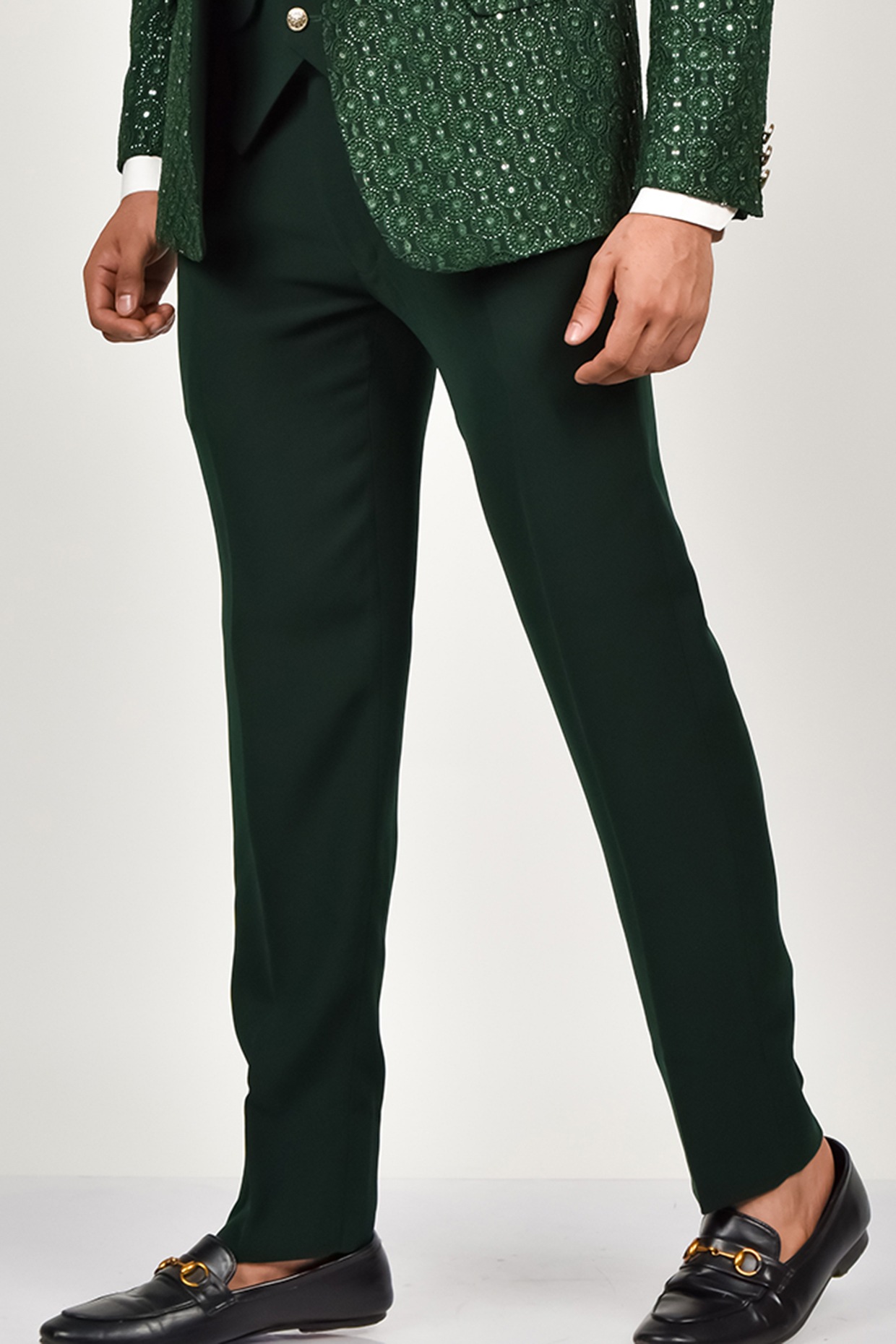 Men's 3 Piece Olive Green Suit Slim Fit Suit Wedding Suit Sainly– SAINLY