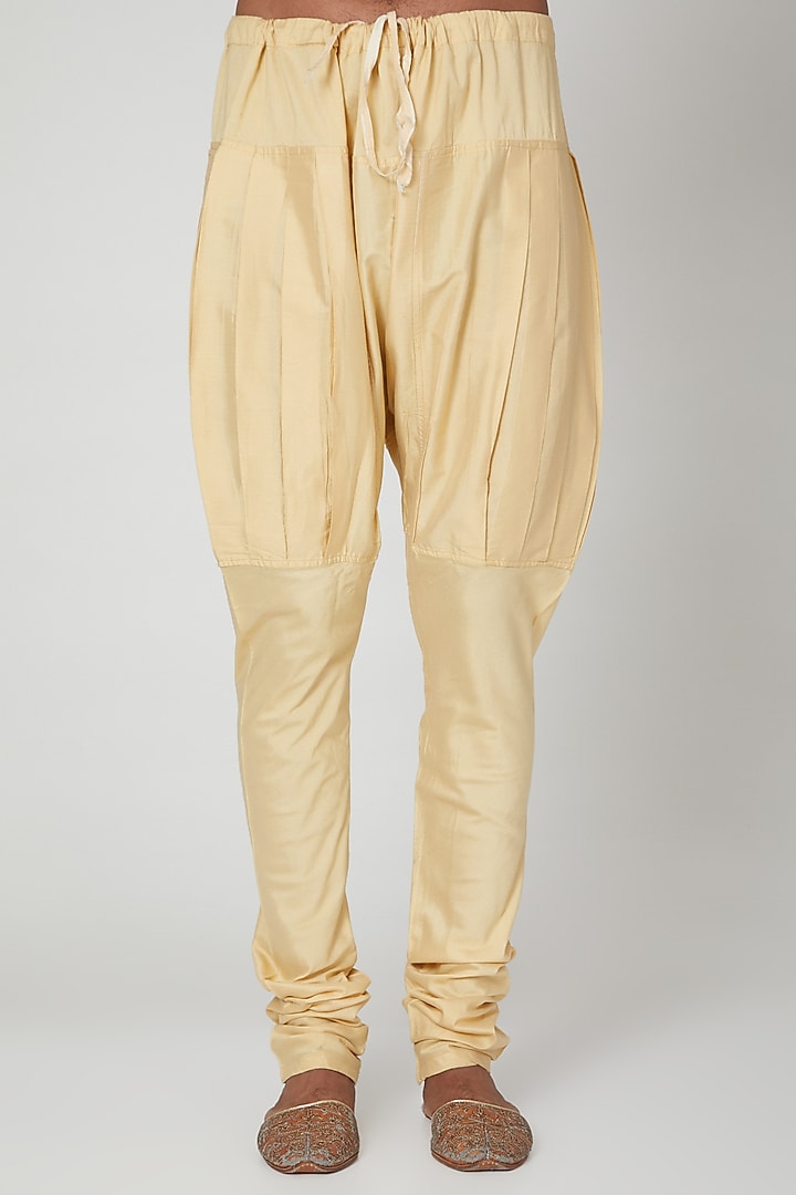 Beige Embroidered Groom Sherwani Set by Soniya G Men at Pernia's Pop Up Shop
