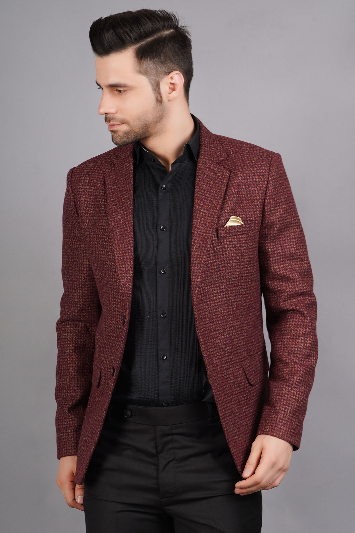 Burgundy Blazer Outfit Ideas For Men || Men Blazer Outfit || by Look  Stylish - YouTube