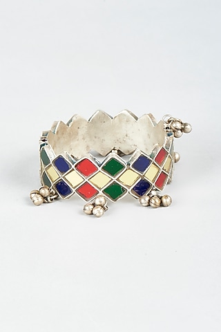 Antique Finish Bangles (Set of 2) by Shringaaar