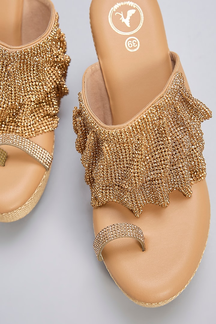Pink Vegan Leather & Jute Wedges by Sana K Luxurious Footwear at Pernia's Pop Up Shop