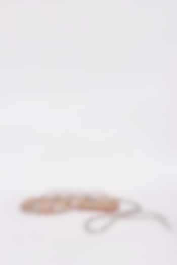 Gold Synthetic Flats by Sana K Luxurious Footwear at Pernia's Pop Up Shop