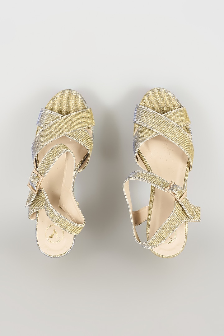 Green Faux Leather Heels by Sana K Luxurious Footwear at Pernia's Pop Up Shop
