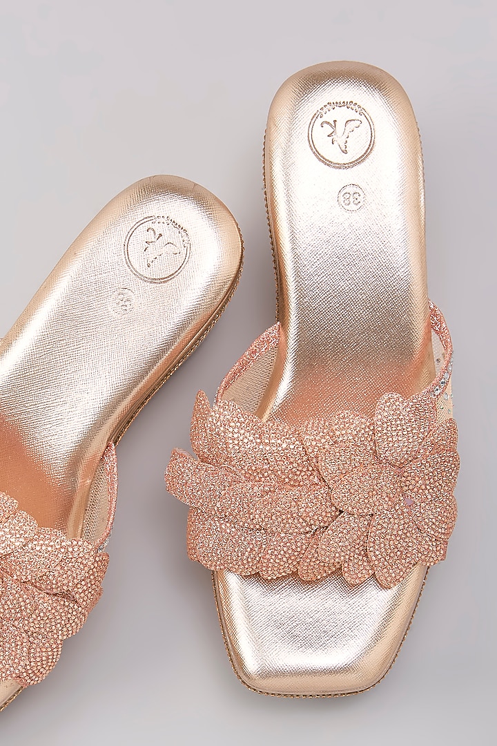 Rose Pink Synthetic Wedges by Sana K Luxurious Footwear at Pernia's Pop Up Shop
