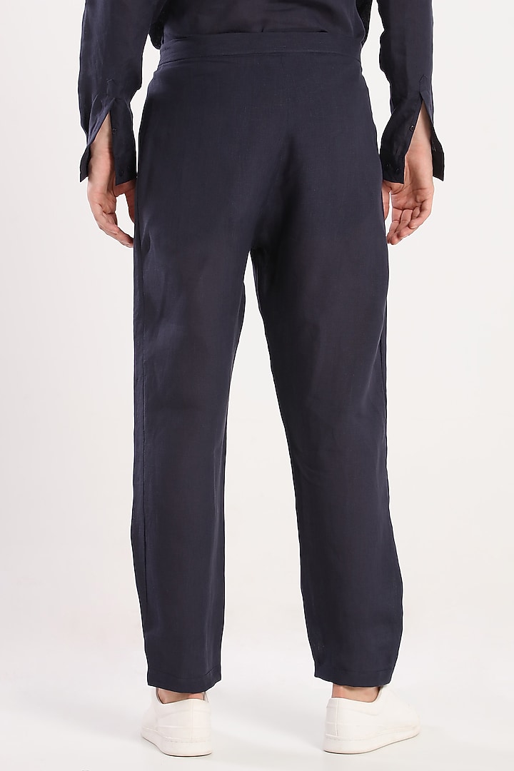 Black Linen Trousers by Son Of A Noble SNOB at Pernia's Pop Up Shop