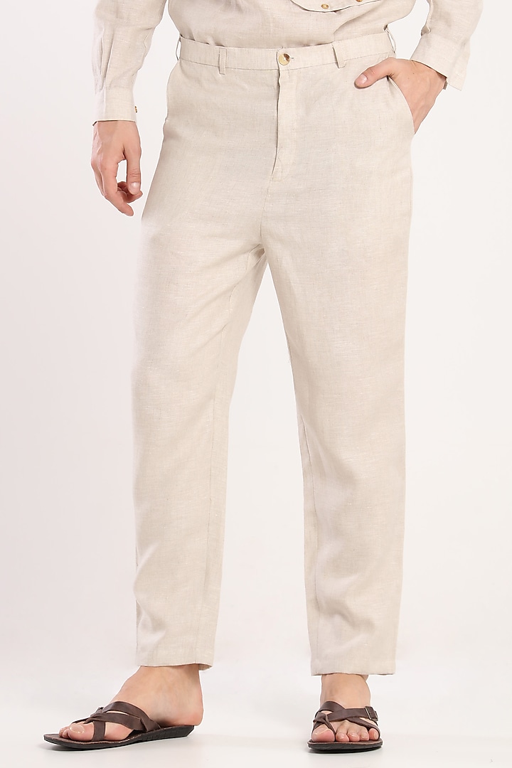Light Grey Trousers by Son Of A Noble SNOB