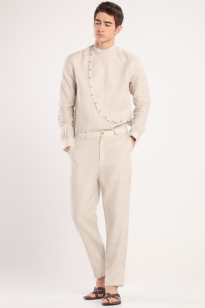 Light Grey Trousers by Son Of A Noble SNOB at Pernia's Pop Up Shop