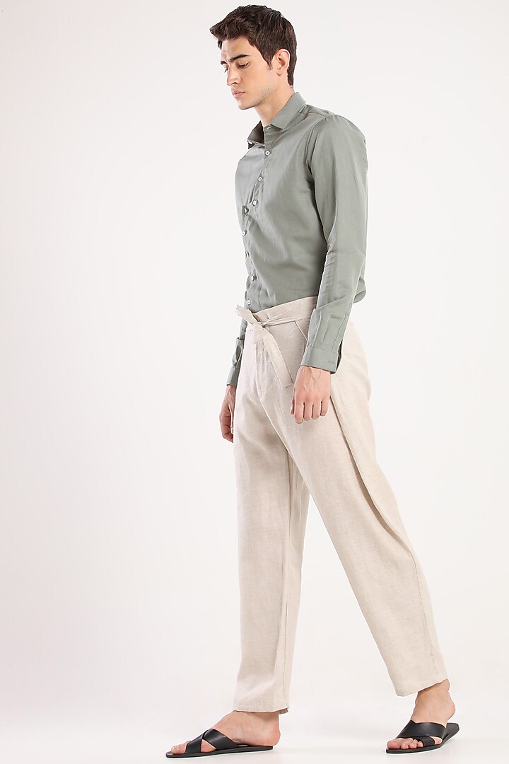 Grey Fisherman Trousers by Son Of A Noble SNOB at Pernia's Pop Up Shop