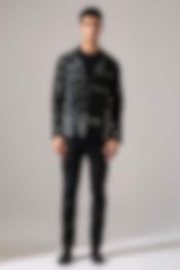 Black Linen Co-Ord Set by Son Of A Noble SNOB Men at Pernia's Pop Up Shop