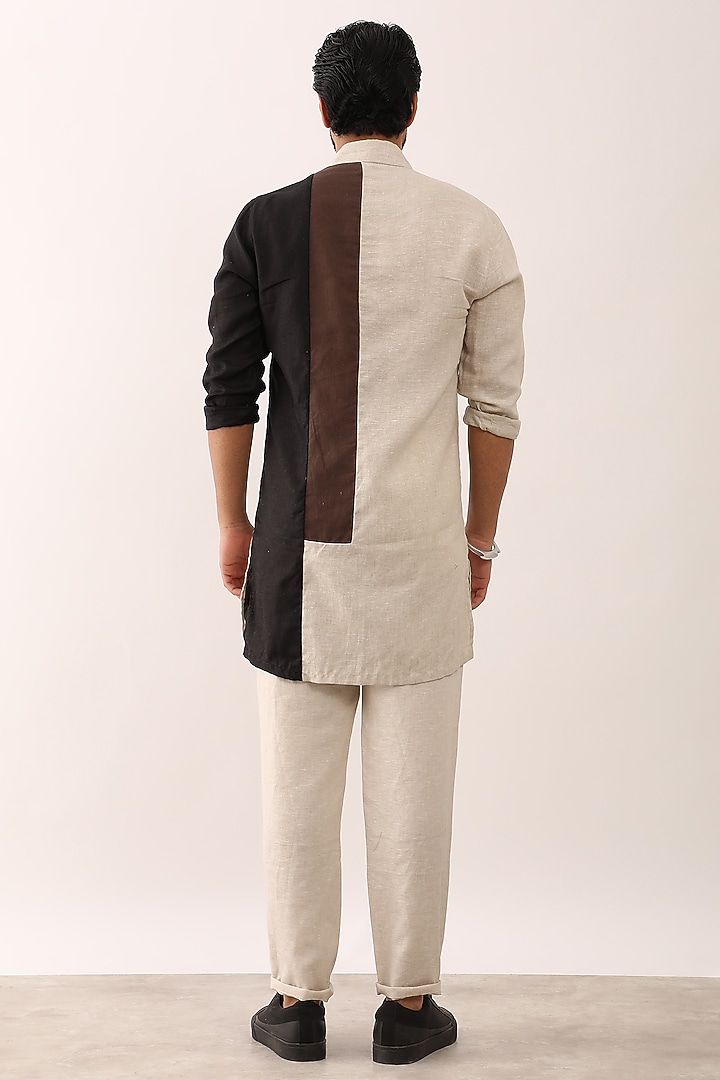 Multi-Colored Linen Co-Ord Set by Son Of A Noble SNOB Men at Pernia's Pop Up Shop