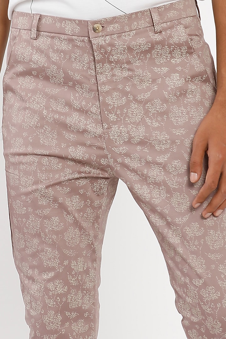 Pink Premium Cotton Trousers by Son Of A Noble SNOB Men at Pernia's Pop Up Shop