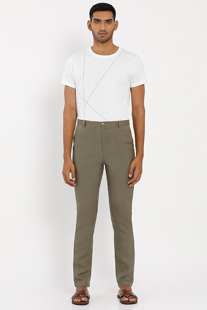 Catalina Green Toco Trousers by Son Of A Noble SNOB Men at Pernia's Pop Up Shop