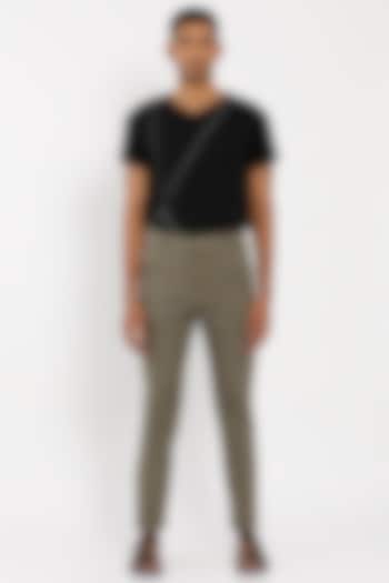 Catalina Green Linen Toco Trousers by Son Of A Noble SNOB Men at Pernia's Pop Up Shop