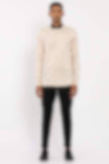 Peach Cotton Dean Party Wear Shirt by Son Of A Noble SNOB Men at Pernia's Pop Up Shop