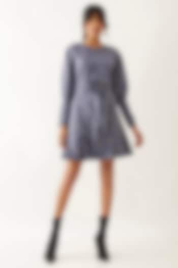 Twilight-Colored Cotton Satin Printed Vacation Dress by SNOB at Pernia's Pop Up Shop