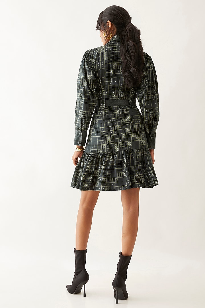 Forest Cotton Satin Printed Vacation Dress by SNOB at Pernia's Pop Up Shop