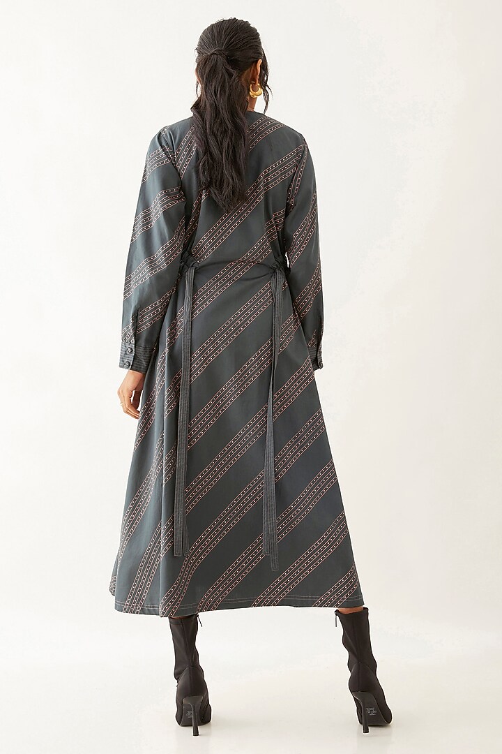 Forest Cotton Satin Printed Vacation Dress by SNOB at Pernia's Pop Up Shop