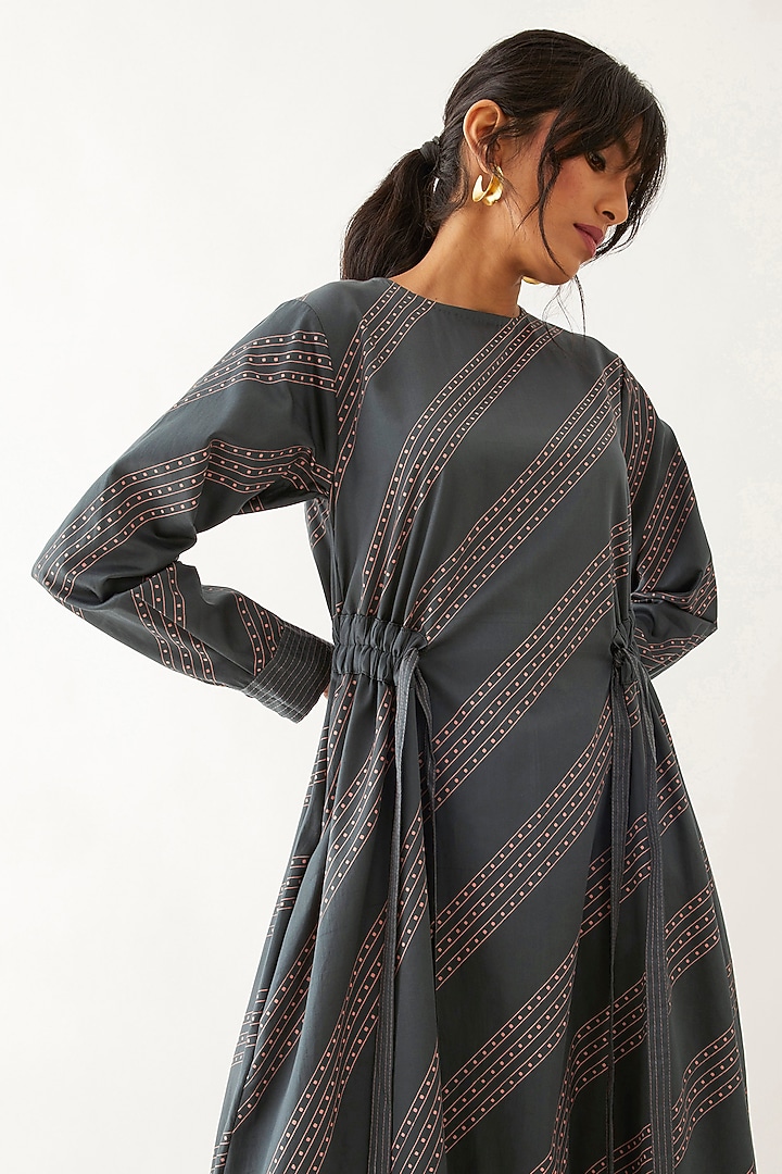 Forest Cotton Satin Printed Vacation Dress by SNOB at Pernia's Pop Up Shop