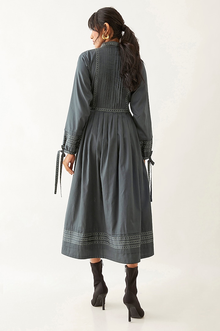 Forest Cotton Satin Printed Vacation Dress by SNOB at Pernia's Pop Up Shop