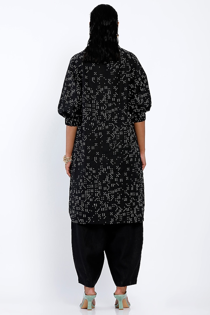 Black Cropped Trousers by SNOB at Pernia's Pop Up Shop