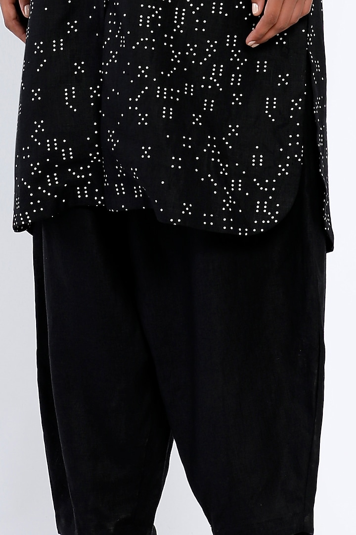 Black Cropped Trousers by SNOB at Pernia's Pop Up Shop