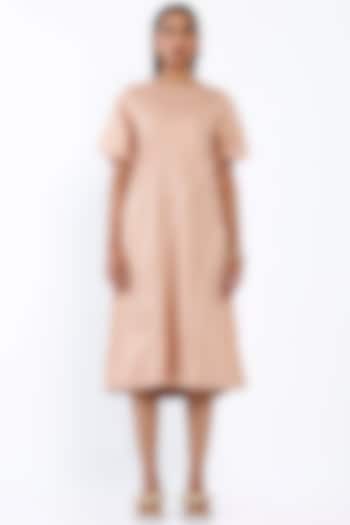 Nude Premium Cotton Summer Dress by SNOB at Pernia's Pop Up Shop