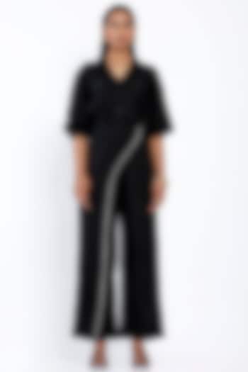 Black Linen Tunic by SNOB