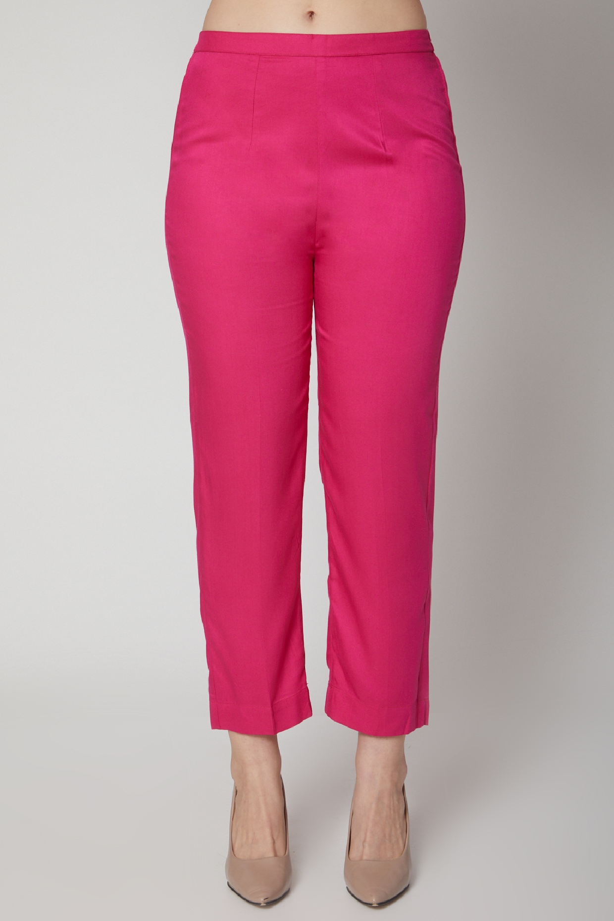 Buy Pink Trousers & Pants for Women by Zastraa Online | Ajio.com