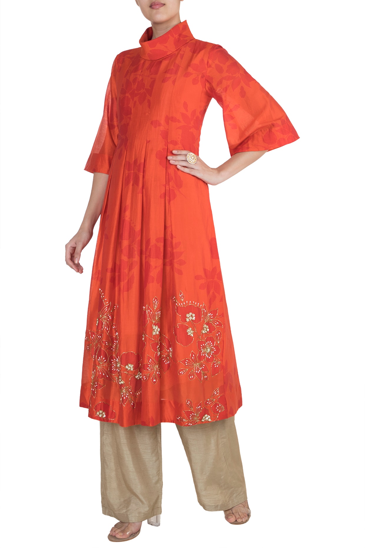 Buy Women Floral Printed Kurta Kurti Palazzo Pants With Full Lenght Dupatta  Set Online In India At Discounted Prices