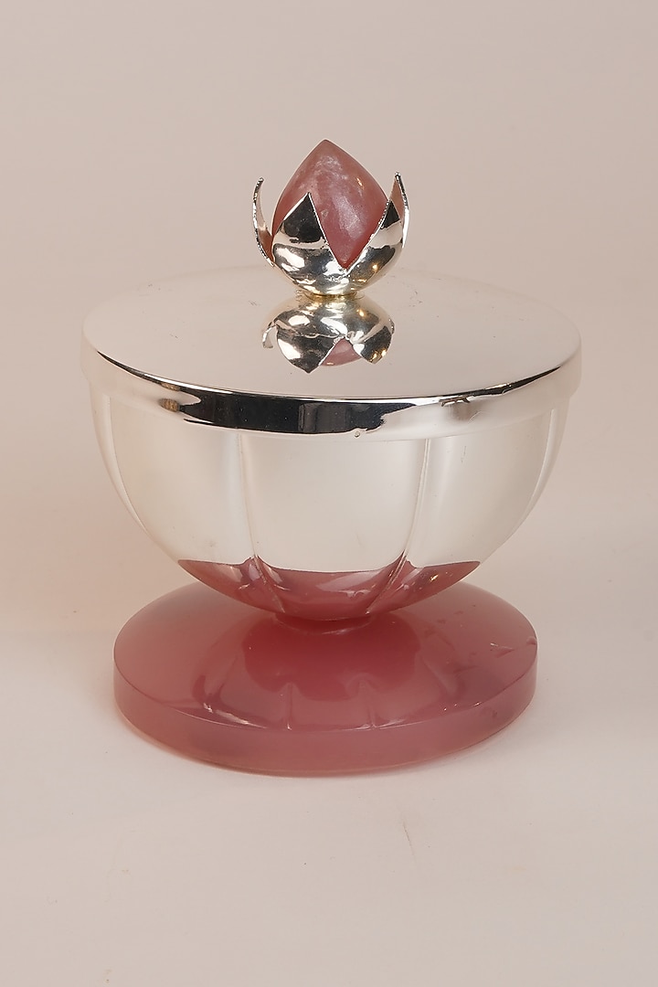 Silver Brass & Resin Bowl by Siansh by Sunita Aggarwal at Pernia's Pop Up Shop