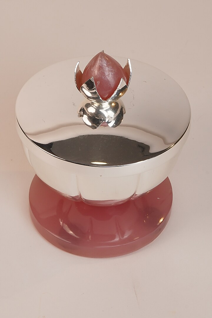 Silver Brass & Resin Bowl by Siansh by Sunita Aggarwal at Pernia's Pop Up Shop