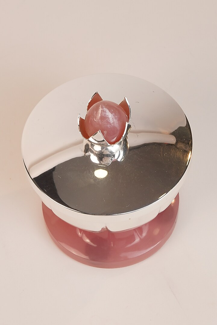 Silver Brass & Resin Bowl by Siansh by Sunita Aggarwal at Pernia's Pop Up Shop