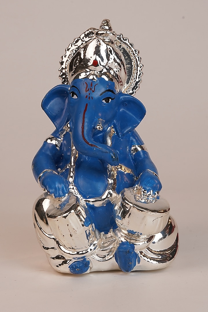 Silver Resin Ganesha Idol by Siansh by Sunita Aggarwal