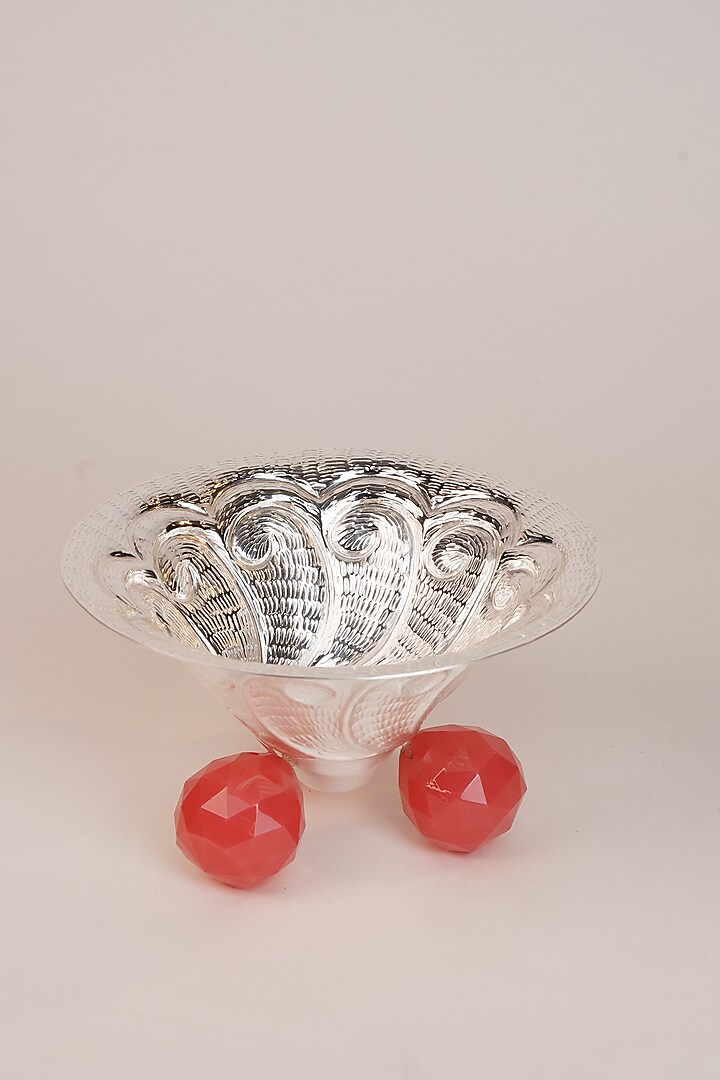 Silver Brass & Resin Urli by Siansh by Sunita Aggarwal at Pernia's Pop Up Shop
