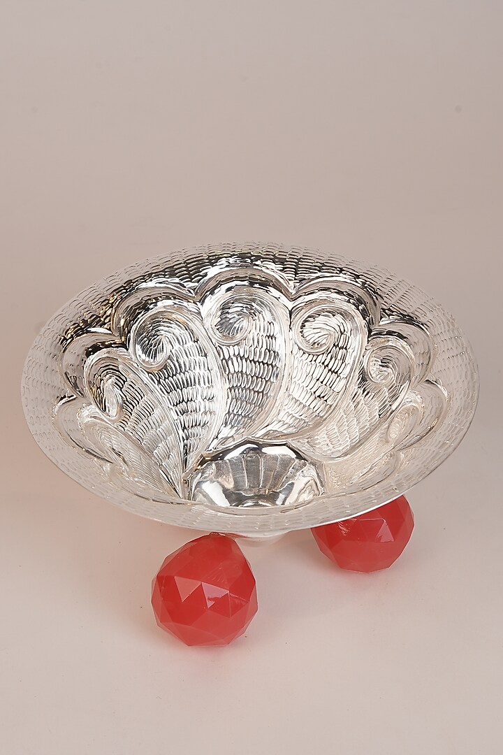 Silver Brass & Resin Urli by Siansh by Sunita Aggarwal at Pernia's Pop Up Shop
