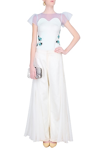 Separmint Beetle Motifs Sleek Bodysuit by Shainah Dinani
