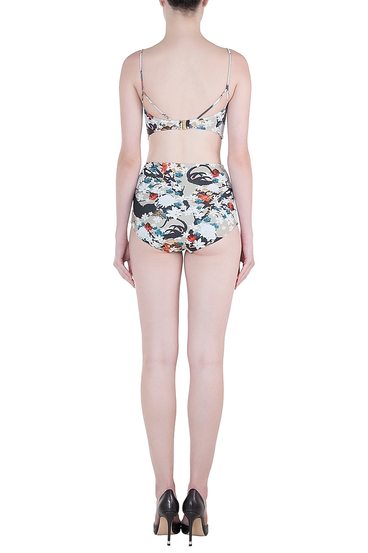 Multicolour praslin bikini set by Shivan & Narresh at Pernia's Pop Up Shop