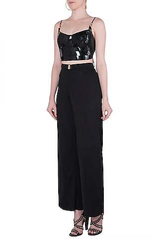 Black blade runner bustier by Shivan & Narresh