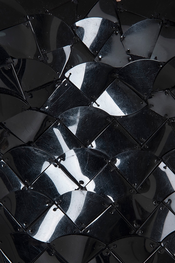 Black kite skin bustier by Shivan & Narresh at Pernia's Pop Up Shop