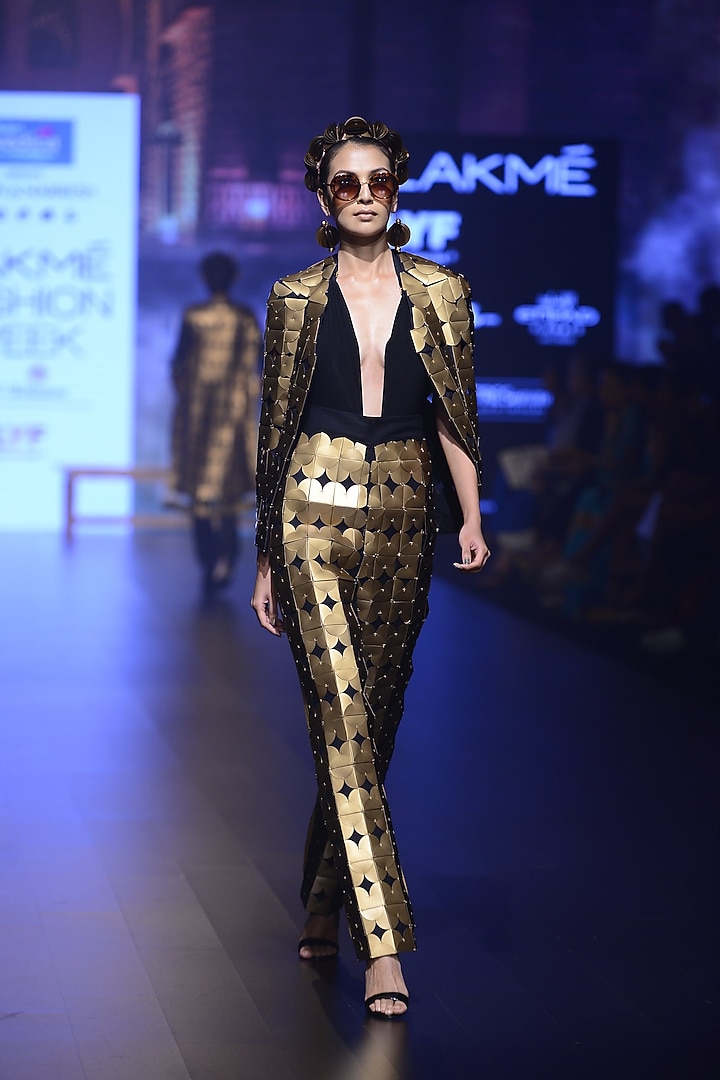 Black skein work pants available only at Pernia's Pop Up Shop.