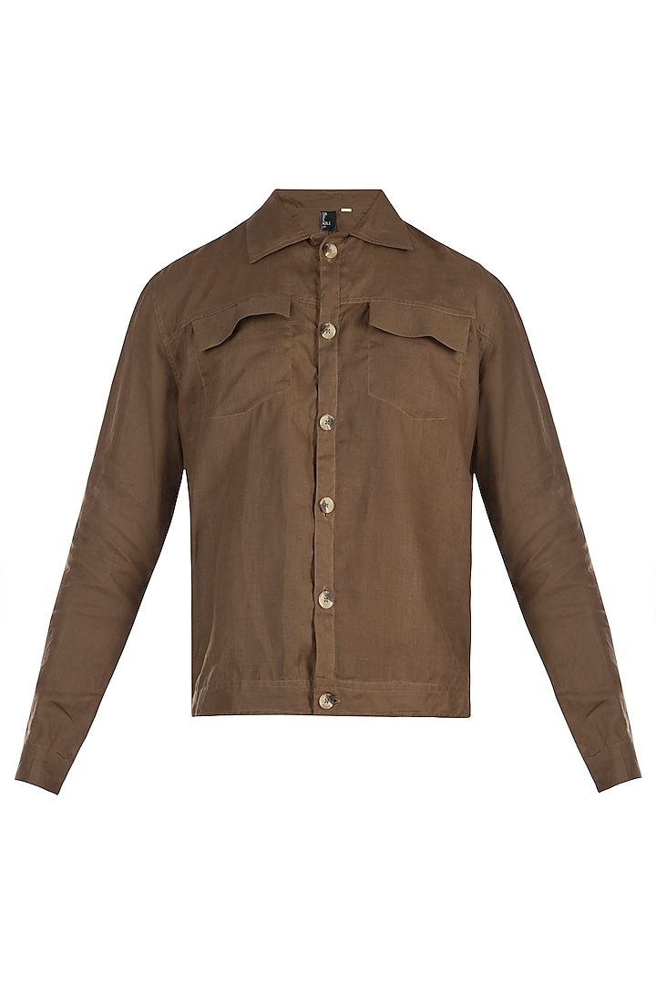 Brown Denim Jacket by Son Of A Noble SNOB