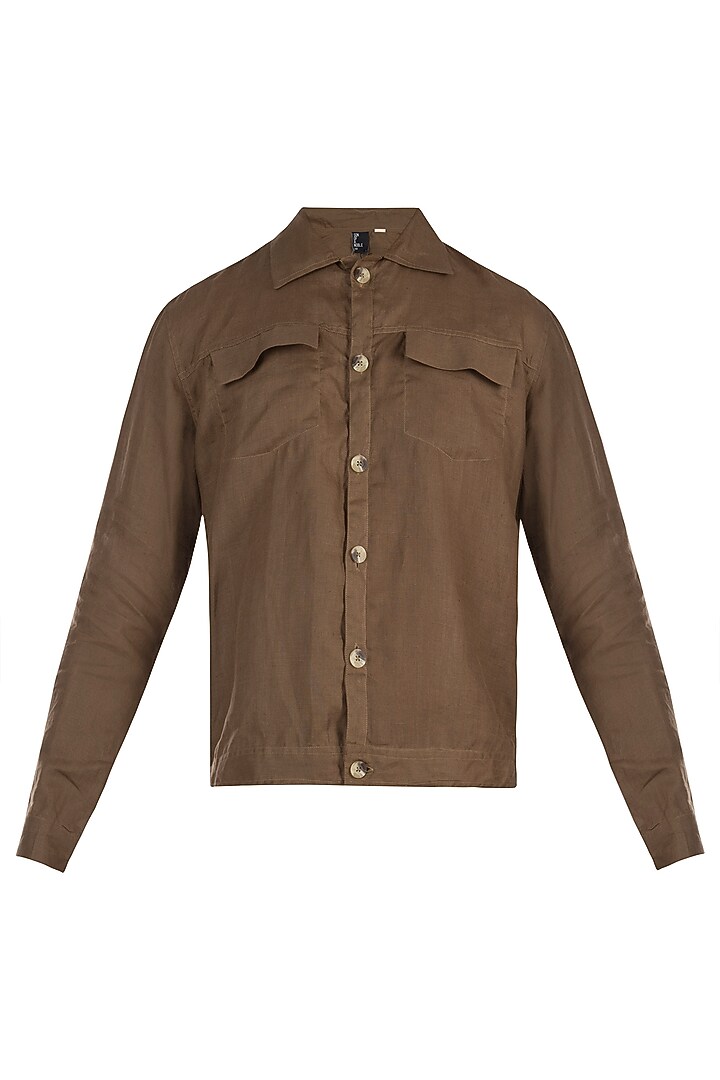 Brown Denim Jacket by Son Of A Noble SNOB at Pernia's Pop Up Shop